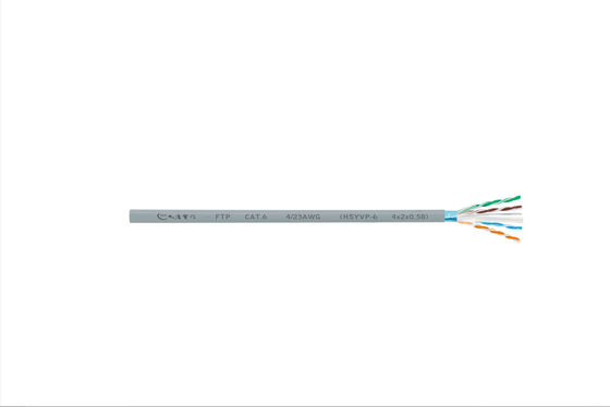 Купить кабель куртки Cat5e f UTP PVC LLDPE частоты передачи 100MHz online manufacture
